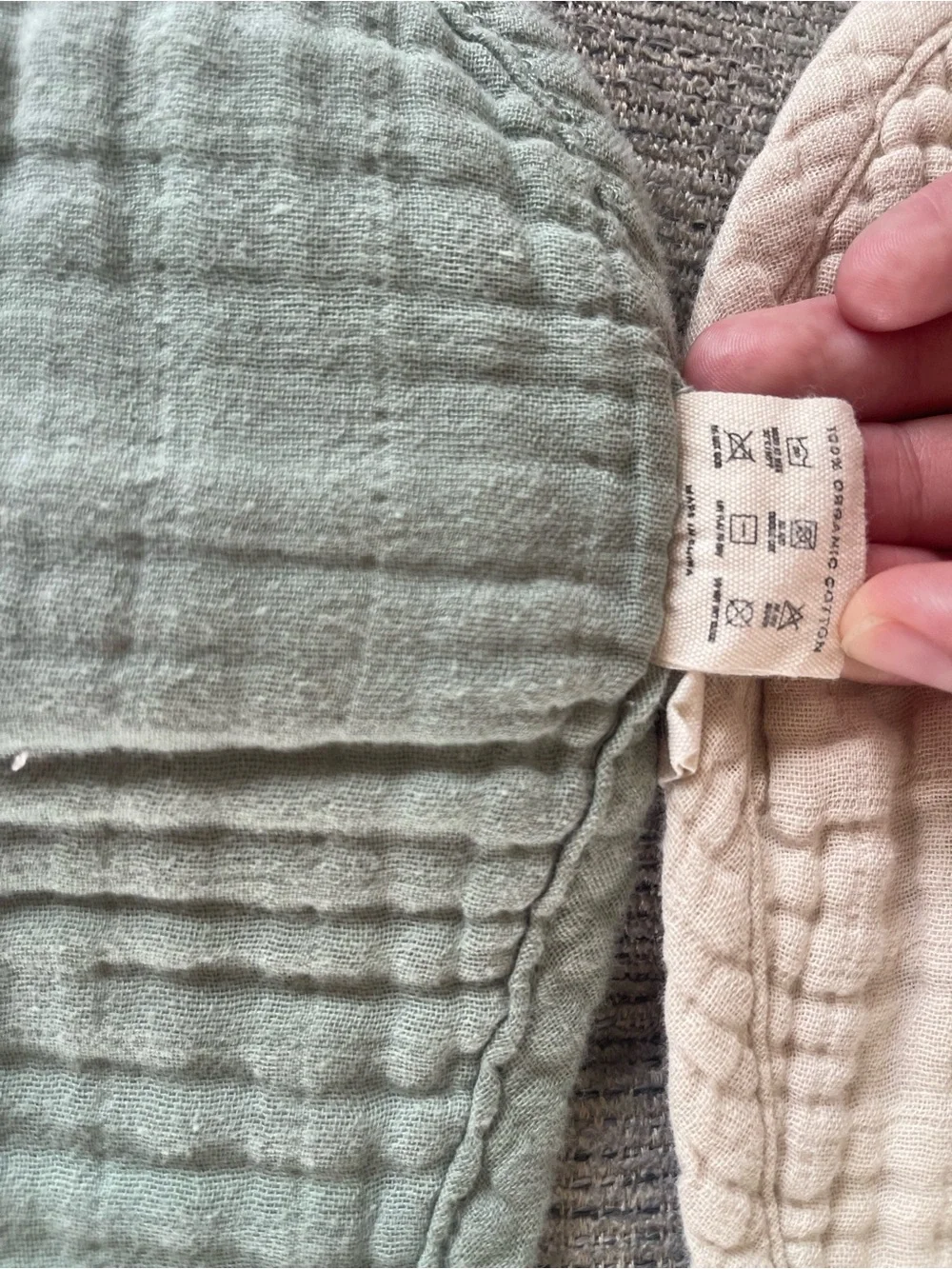 Mushie Organic Cotton Burp Cloths